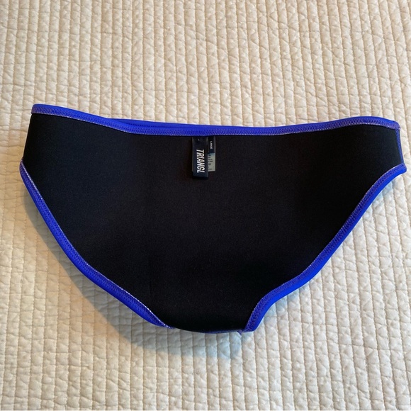 Triangl Blue Neoprene Bikini Bottom. Size L - Picture 4 of 6
